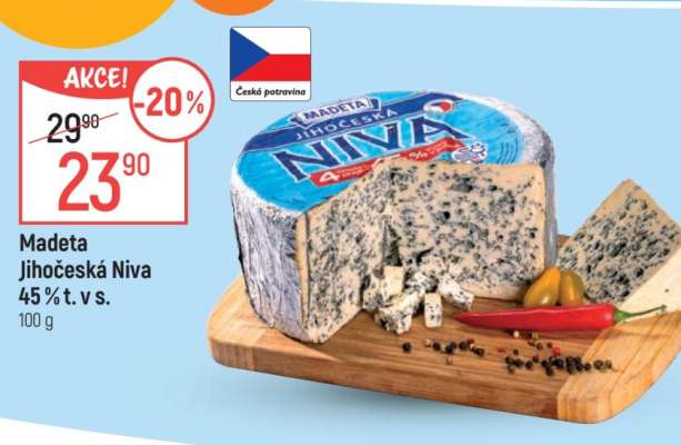 Madeta Jihočeská Niva 45 % t. v s.