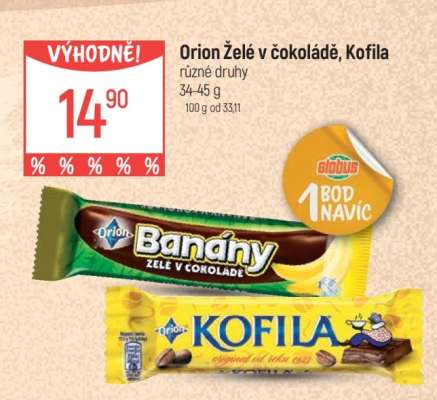 Orion Želé v čokoládě, Kofila