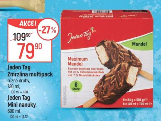 Jeden Tag Zmrzlina multipack