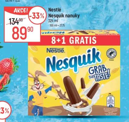Nestlé Nesquik nanuky