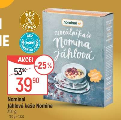 Nominal Jáhlová kaše Nomina