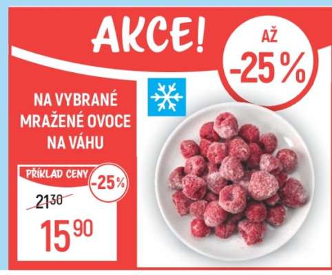 Vybrané mražené ovoce na váhu