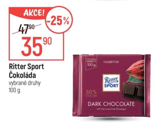 Ritter Sport čokoláda