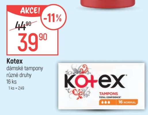 Kotex Dámské tampony