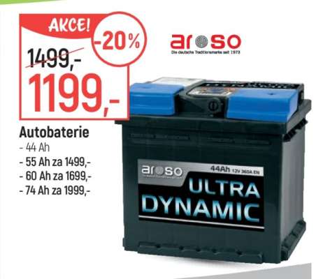 Autobaterie 44 Ah