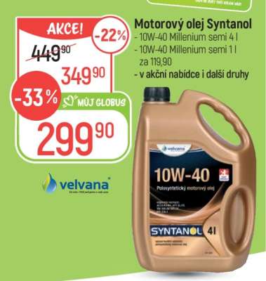 Motorový olej Syntanol
