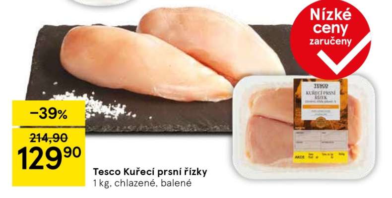 Tesco Kuřecí prsní řízky