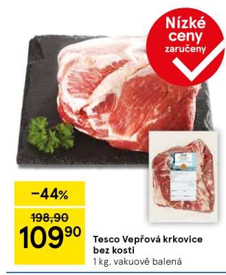Tesco Vepřová krkovice bez kosti
