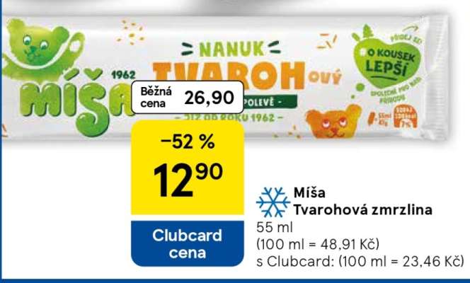 Míša Tvarohová zmrzlina