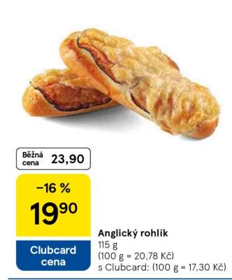 Anglický rohlík*