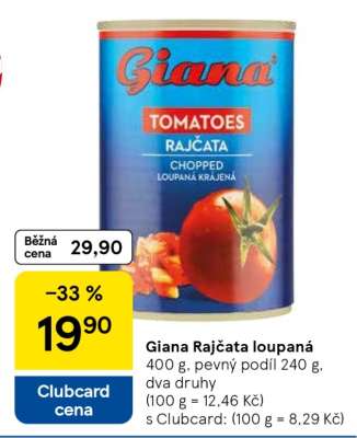 Giana rajčata loupaná