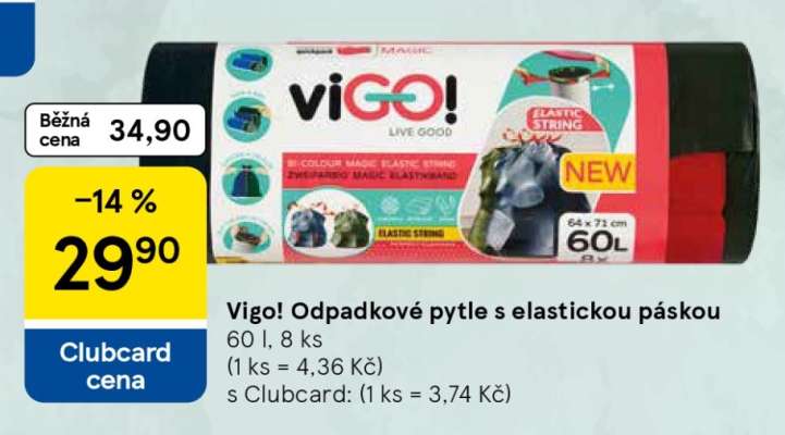 Vigo! Odpadkové pytle s elastickou páskou