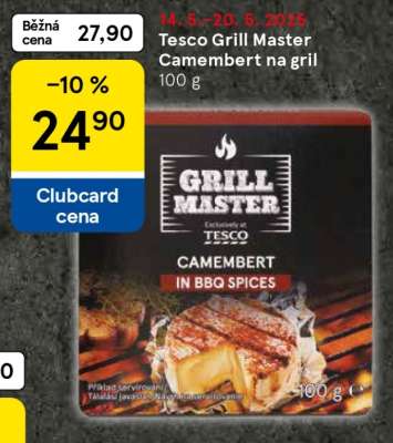 Tesco Grill Master Camembert na gril