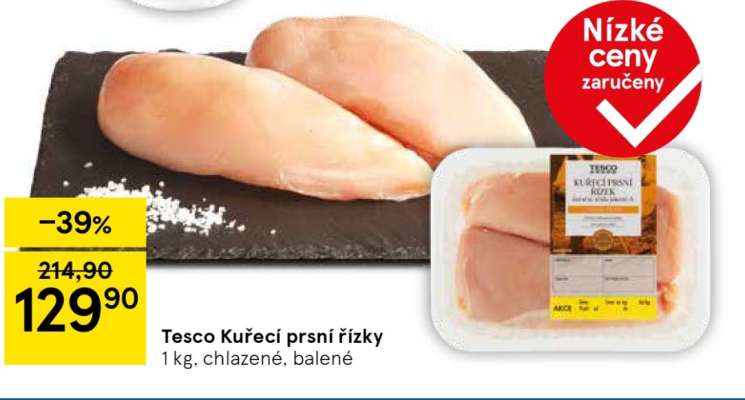 Tesco Kuřecí prsní řízky