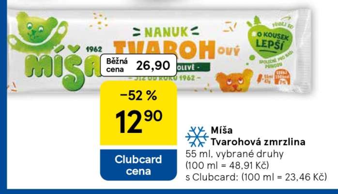 Míša Tvarohová zmrzlina