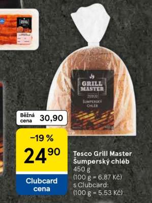 Tesco Grill Master Šumperský chléb