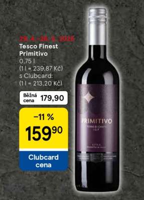 Tesco Finest Primitivo