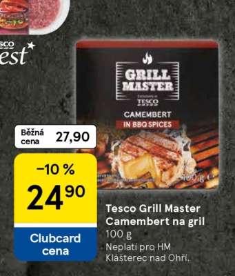 Tesco Grill Master Camembert na gril