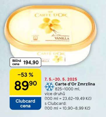 Carte d’Or Zmrzlina