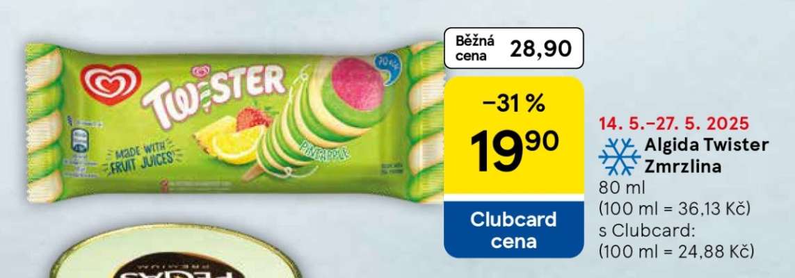 Algida Twister Zmrzlina