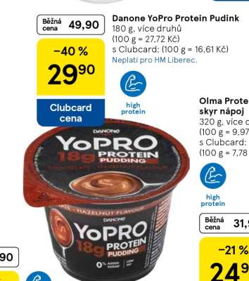 Danone YoPro Protein Pudink