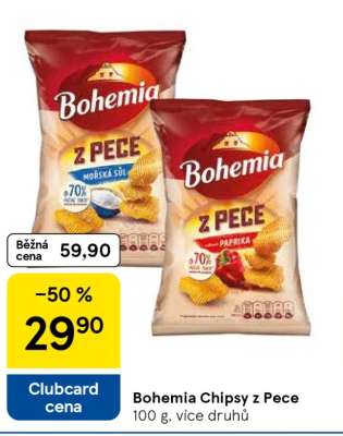 Bohemia Chipsy z Pece
