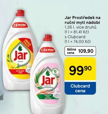 Jar Prostředek na ruční mytí nádobí