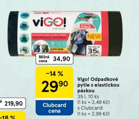 Vigo! Odpadkové pytle s elastickou páskou
