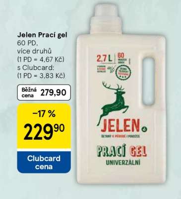 Jelen prací gel