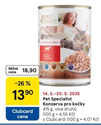 Pet Specialist Konzerva pro kočky