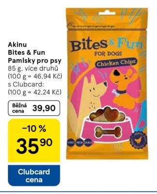 Akinu Bites & Fun Pamlsy pro psy
