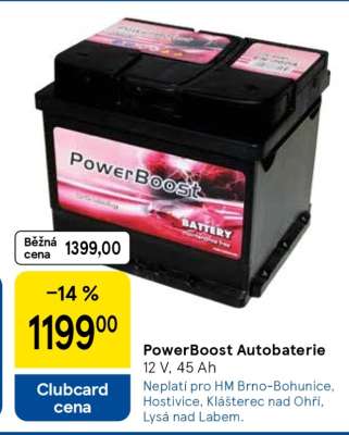 Powerboost Autobaterie