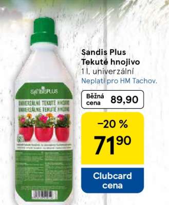 Sandis Plus Tekuté hnojivo