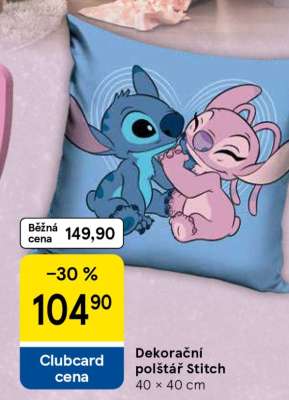 Dekorační polštář Stitch