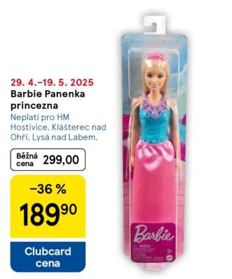 Barbie Panenka princezna