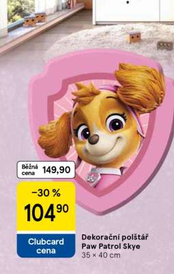 Dekorační polštář Paw Patrol Skye