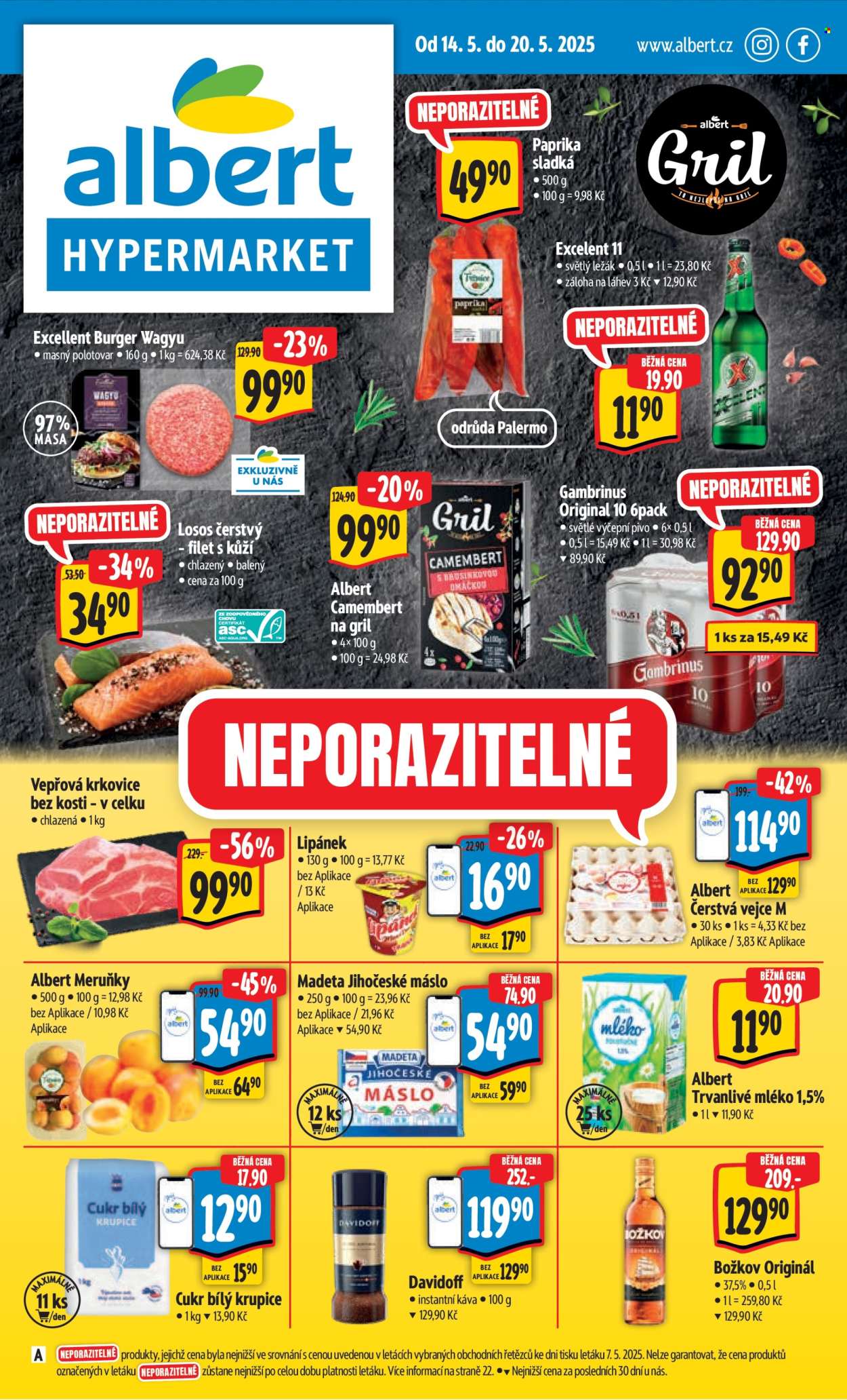 Leták Albert Hypermarket - 14.5.2025 - 20.5.2025. Strana 1