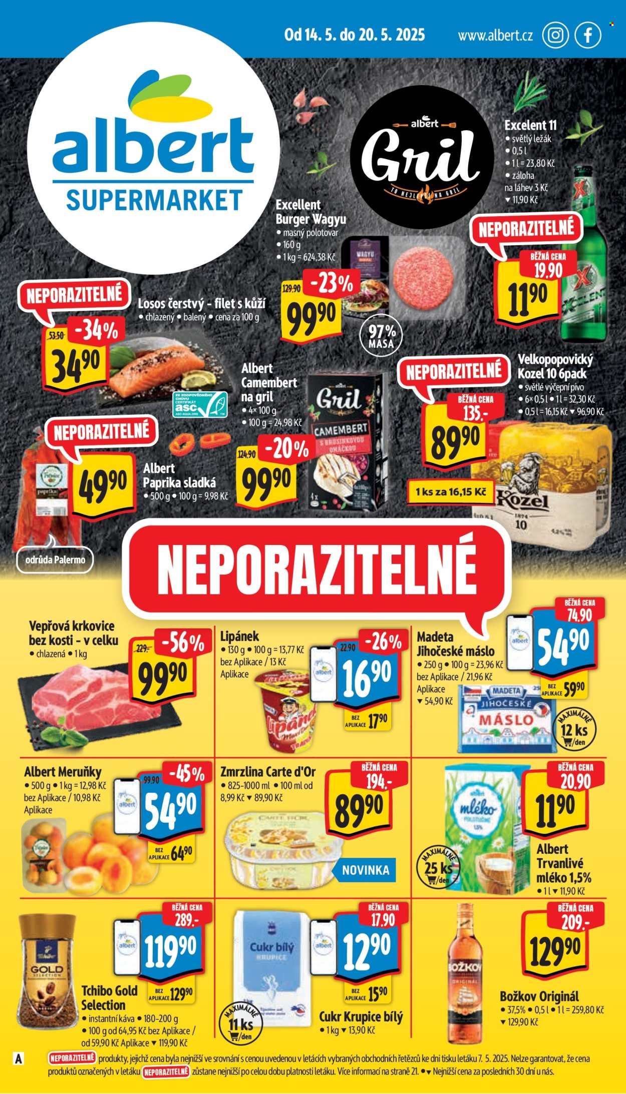 Leták Albert Supermarket - 14.5.2025 - 20.5.2025. Strana 1