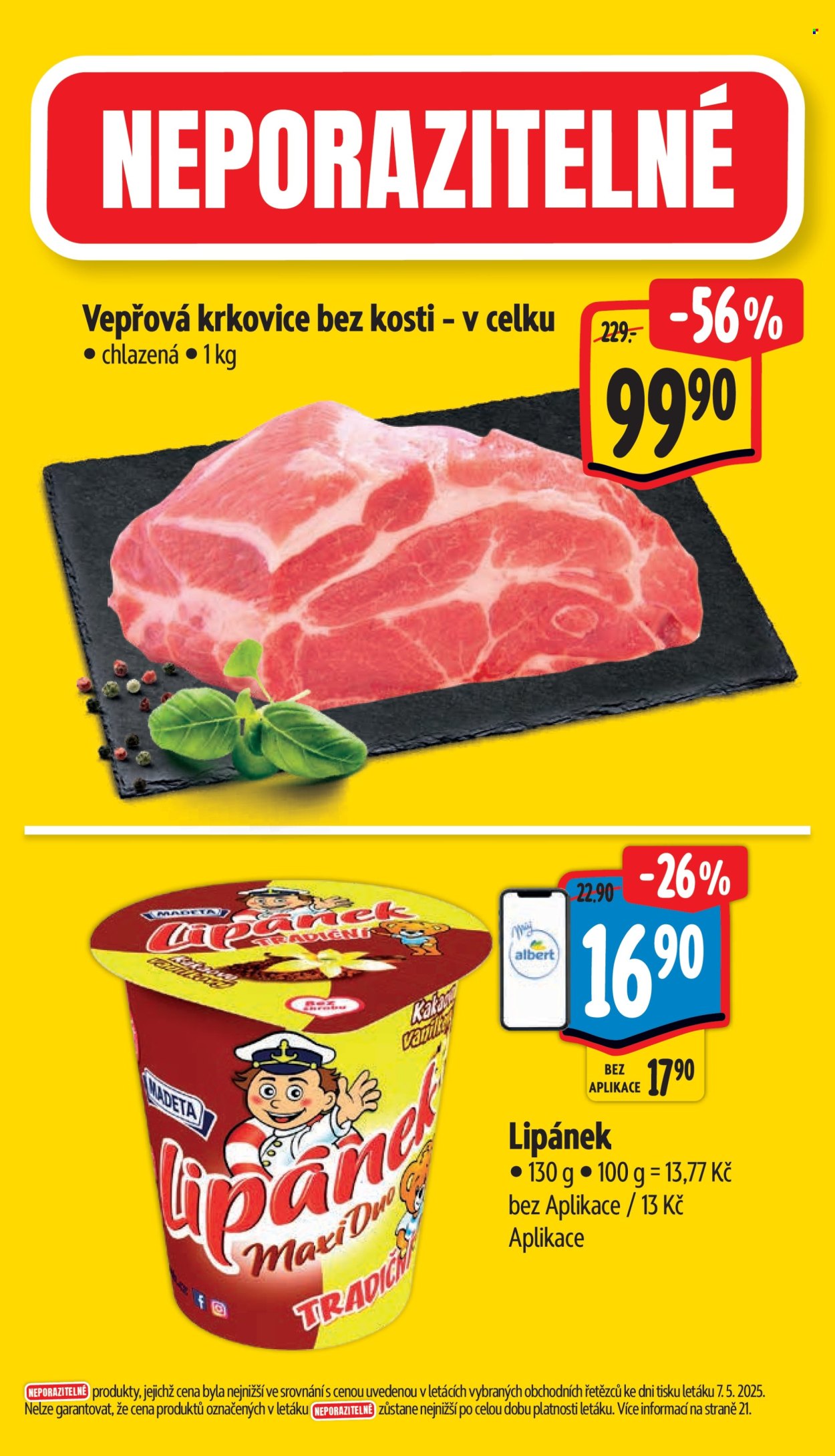 Leták Albert Supermarket - 14.5.2025 - 20.5.2025. Strana 1