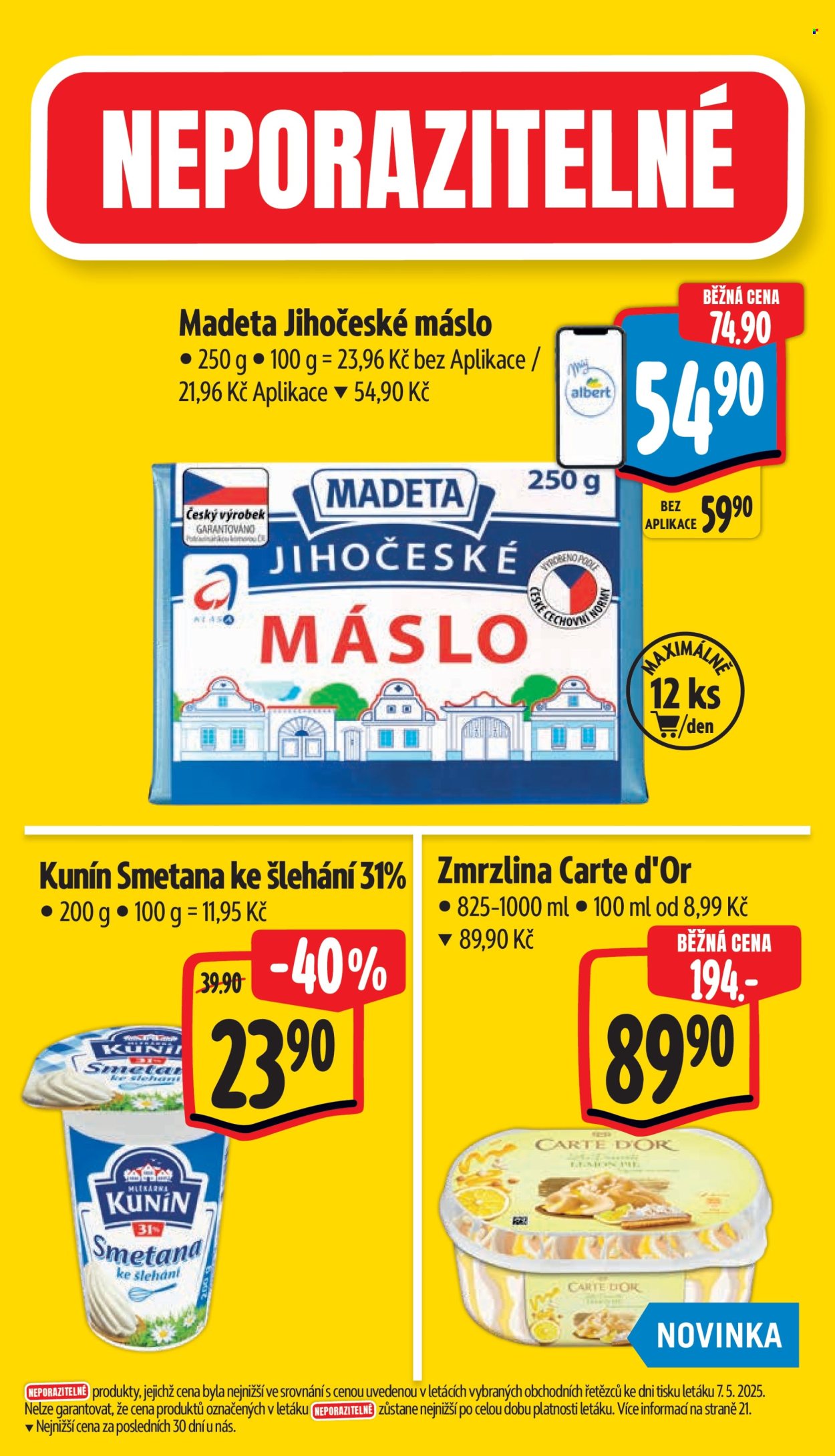 Leták Albert Supermarket - 14.5.2025 - 20.5.2025. Strana 1