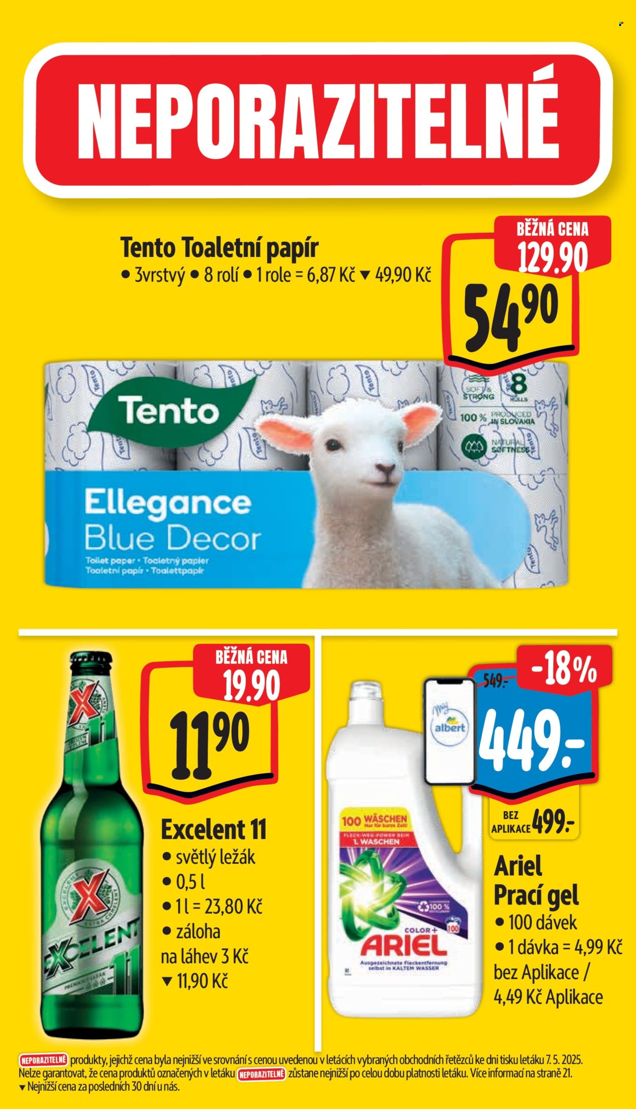 Leták Albert Supermarket - 14.5.2025 - 20.5.2025. Strana 1