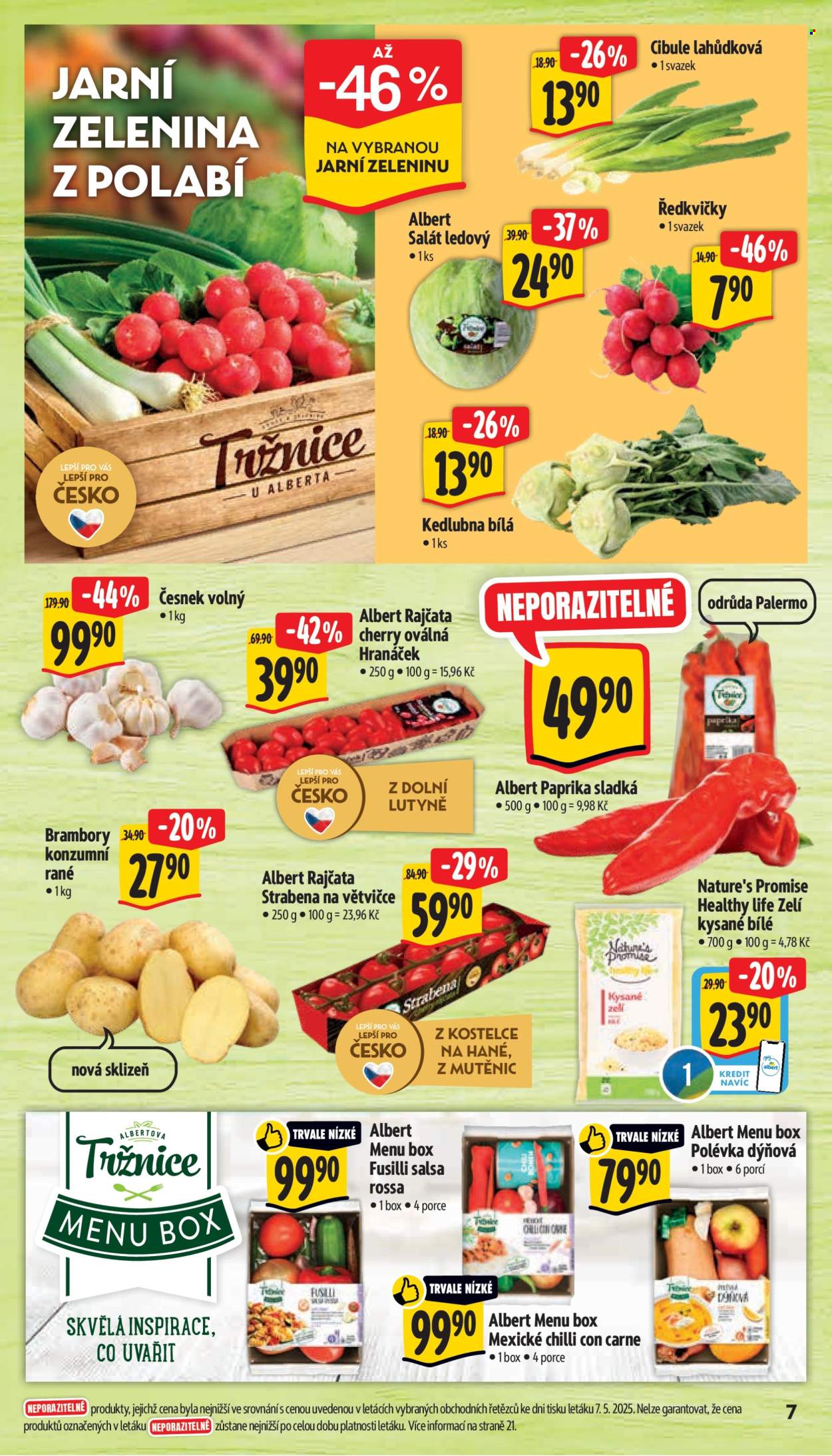 Leták Albert Supermarket - 14.5.2025 - 20.5.2025. Strana 1