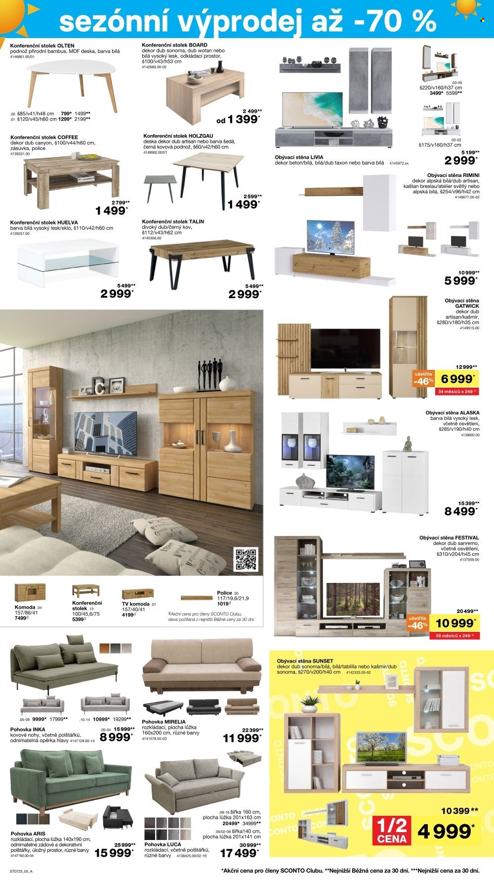 Leták SCONTO NÁBYTEK - 14.5.2025 - 17.6.2025. Strana 1