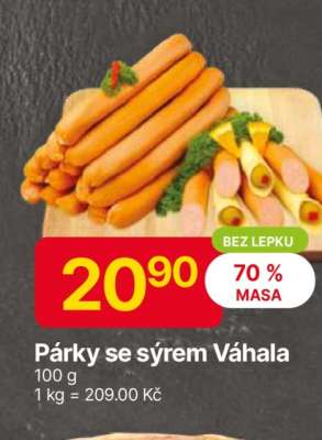 Párky se sýrem Váhala