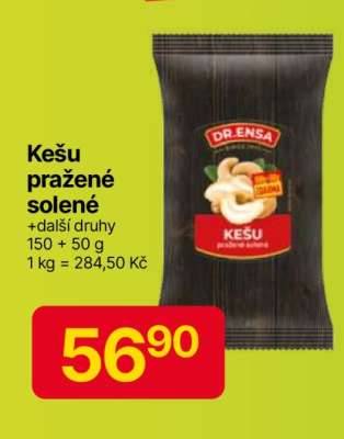Kešu pražené solené