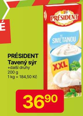 Président tavený sýr