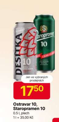 Ostravar 10 Staropramen 10
