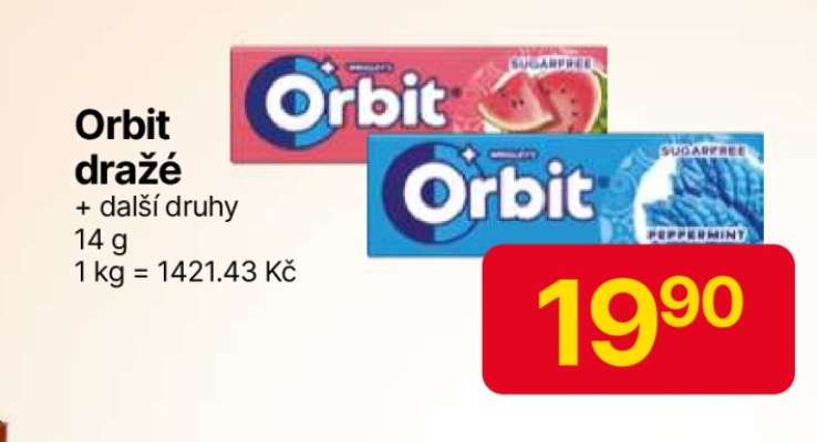 Orbit dražé