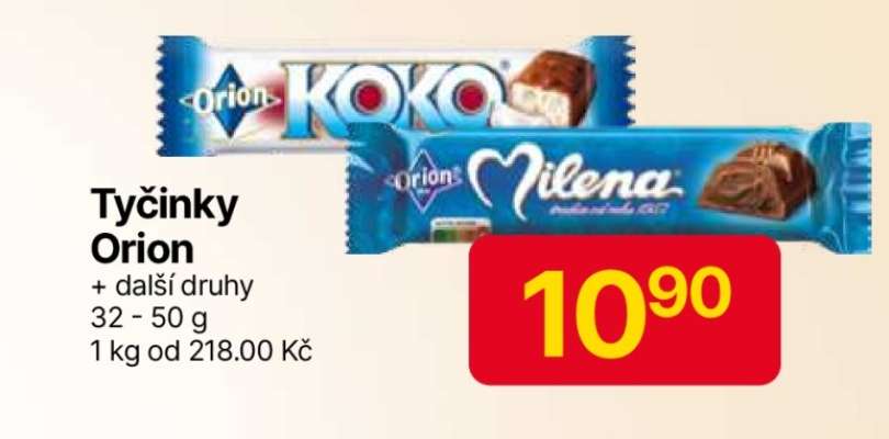 TYČINKY ORION