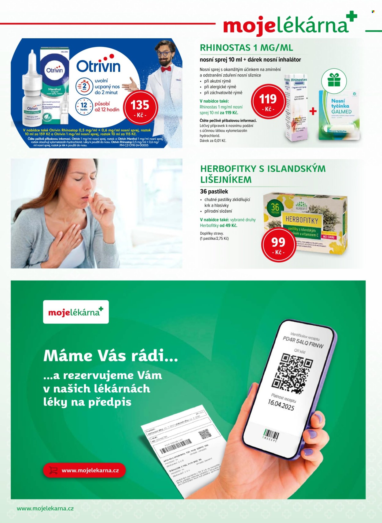 Leták mojelekarna.cz - 10.5.2025 - 30.6.2025. Strana 4